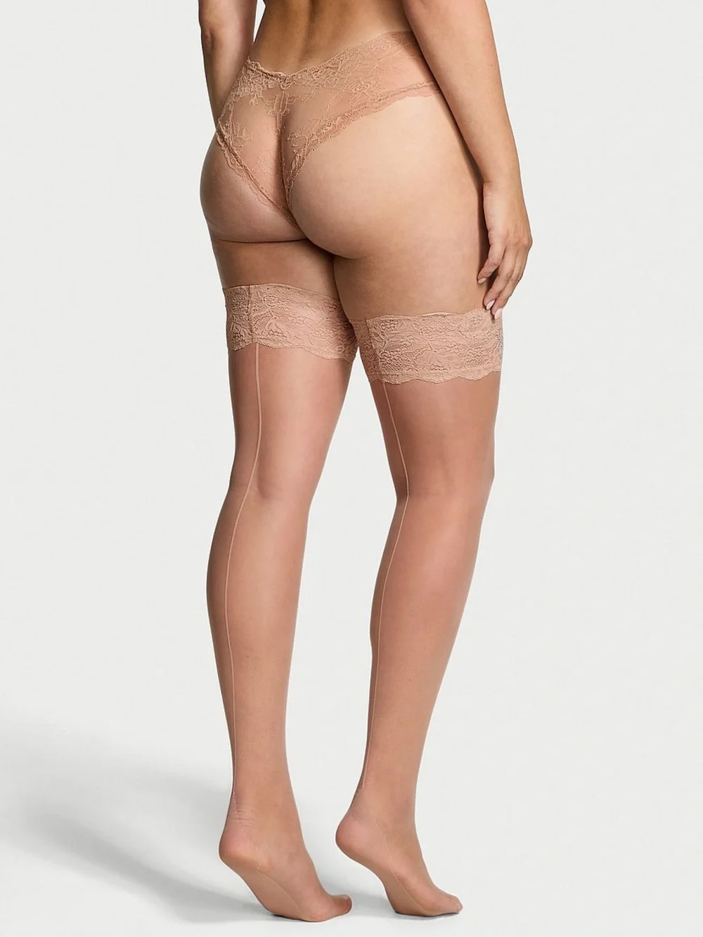 VICTORIA SECRET Very Sexy Lace Top Thigh Highs